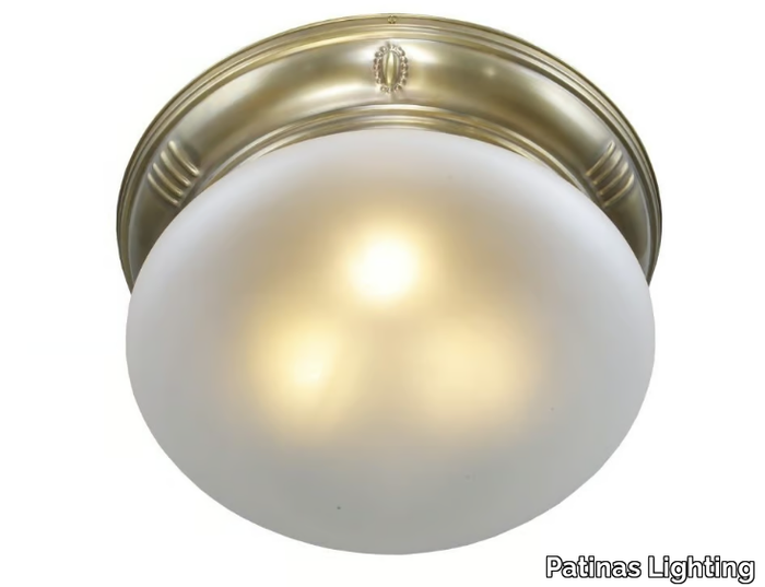 PANNON 30 - Brass ceiling light _ Patinas Lighting