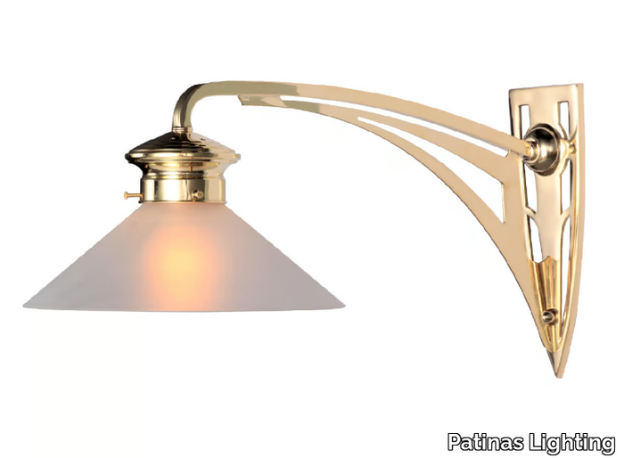 AVIGNON - Brass wall lamp _ Patinas Lighting