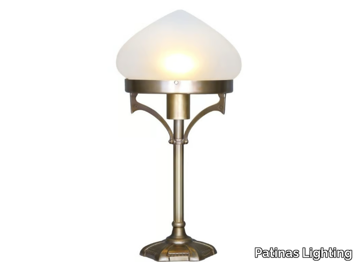 ROME - Handmade brass table lamp _ Patinas Lighting