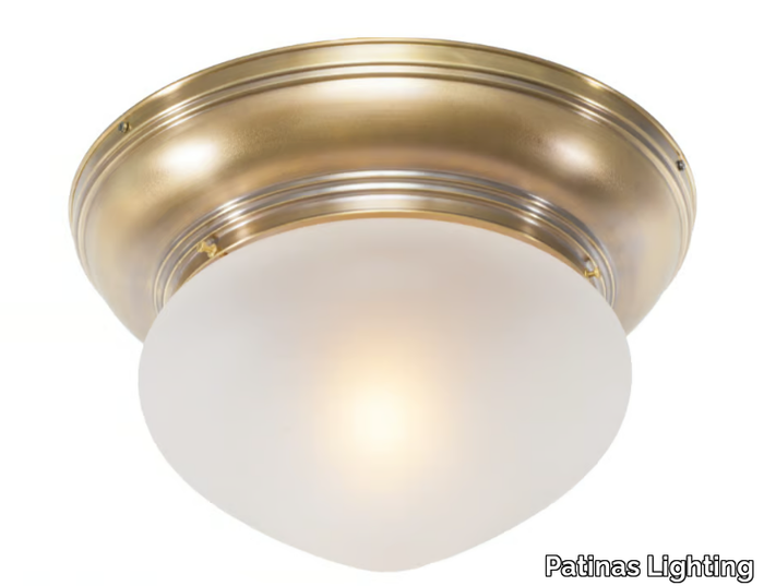 TRIBU 20/1 - Brass ceiling light _ Patinas Lighting