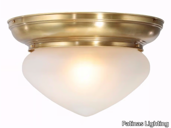 TRIBU 25/1 - Brass ceiling lamp _ Patinas Lighting