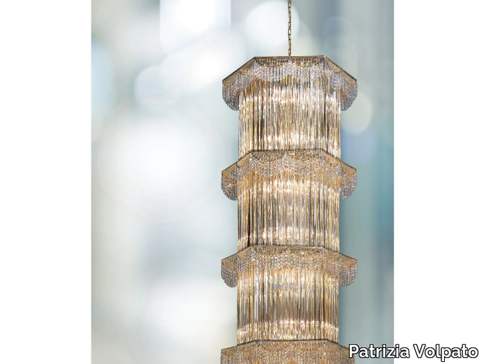 CRISTALLI 5015 - Glass pendant lamp _ Patrizia Volpato