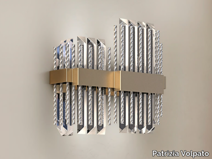 DIAMANTE - LED Lead Crystal wall light _ Patrizia Volpato