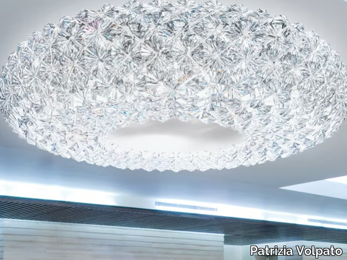 PRISMA 821 - Ceiling lamp with crystals _ Patrizia Volpato