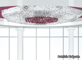 MAGMA 454 - Ceiling lamp with crystals _ Patrizia Volpato