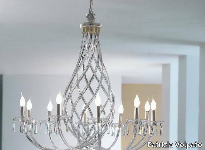 INTRECCI 1000 - Murano glass chandelier _ Patrizia Volpato