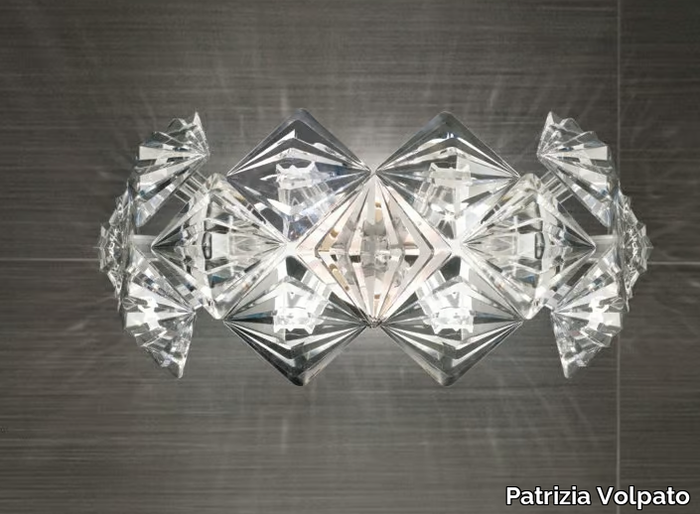 PRISMA 820 - Wall lamp with crystals _ Patrizia Volpato