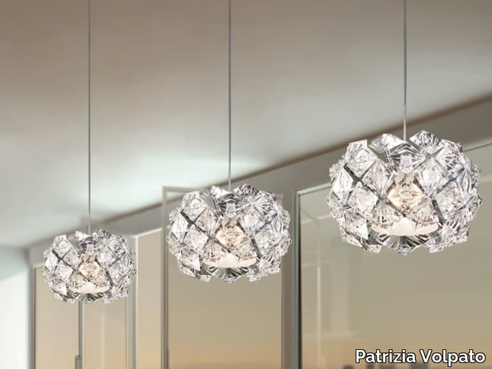 PRISMA 821 - Pendant lamp with crystals _ Patrizia Volpato