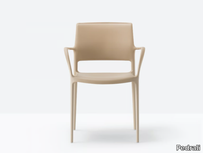 ARA 315 - Polypropylene chair with armrests _ Pedrali