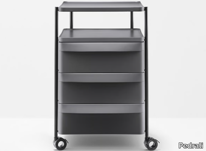 BOXIE BXH 3C - Modular office drawer unit with casters _ Pedrali