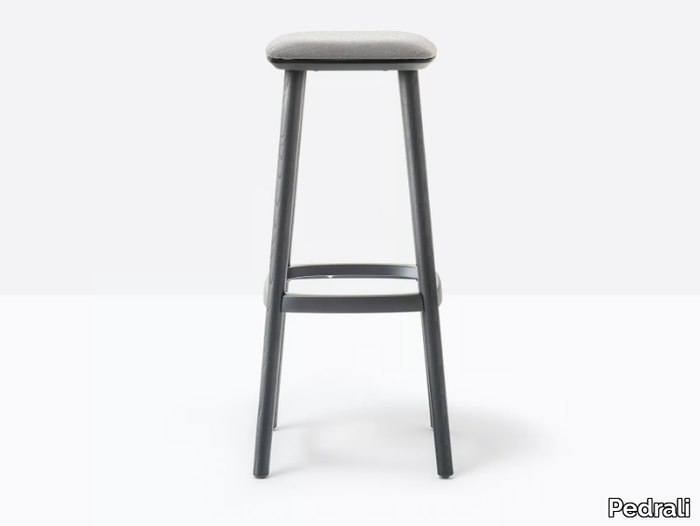 BABILA 2706/A - High ash stool with footrest _ Pedrali