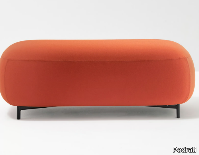 BUDDY 214 - Backless fabric bench seating _ Pedrali