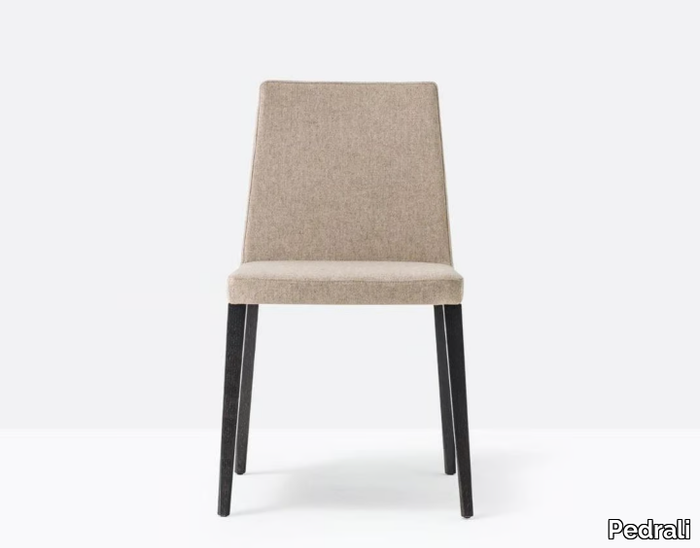 DRESS 530 - Upholstered oak chair _ Pedrali