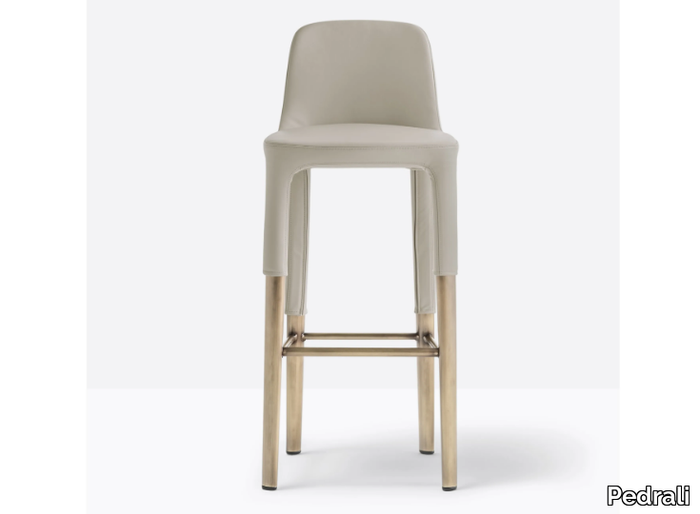 ESTER 698 - High stool with footrest _ Pedrali