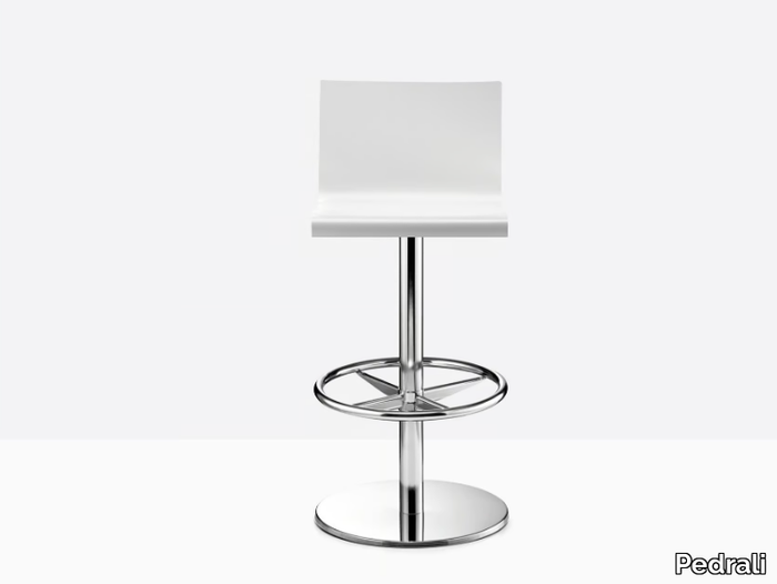 KUADRA 4415KUTP - Swivel methacrylate stool _ Pedrali