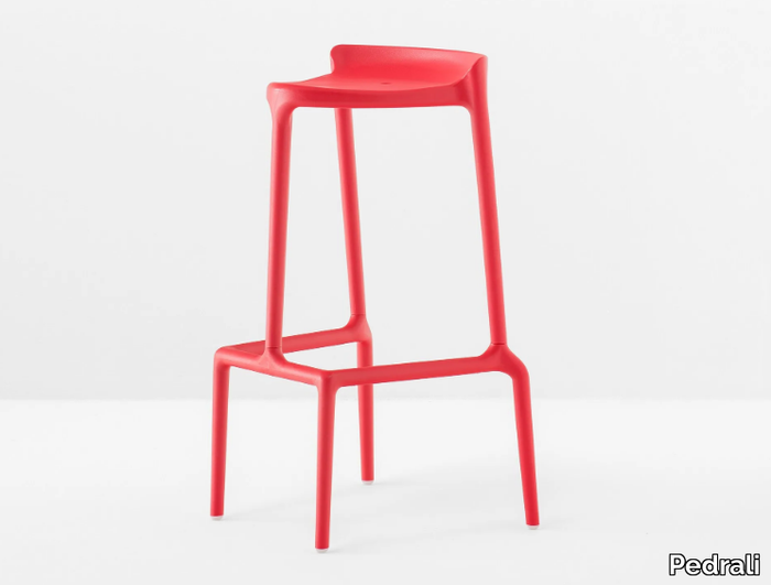 HAPPY 490 - High stackable polypropylene stool _ Pedrali