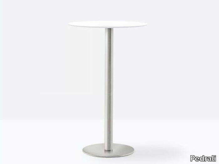 INOX 4414 - Round contract table _ Pedrali