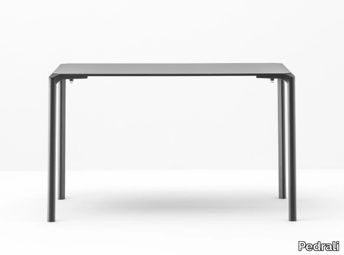 JUMP TJ4 - Stackable square aluminium table _ Pedrali