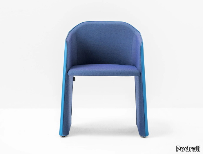 LAJA WINGS 889F - Chair with castors _ Pedrali