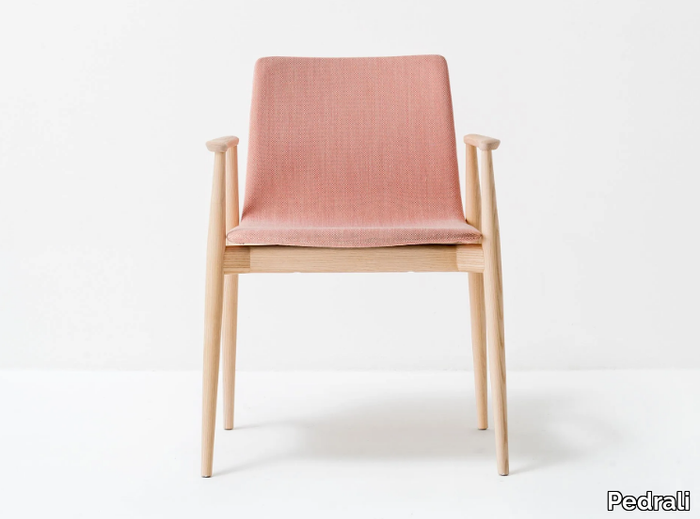 MALMÖ 396 - Wooden chair with armrests _ Pedrali