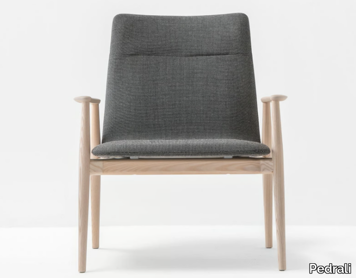 MALMÖ 298 - Upholstered easy chair with armrests _ Pedrali