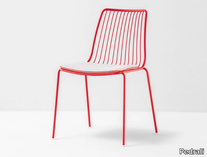 NOLITA 3651 - Stackable metal garden chair _ Pedrali