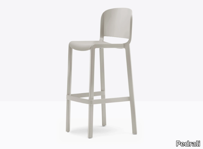 DOME 262 / 263 - Polypropylene stool with back _ Pedrali