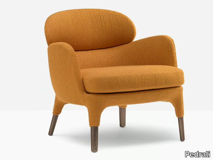 ESTER LOUNGE - Fabric armchair with armrests _ Pedrali