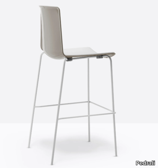 TWEET 896 - High polypropylene stool with footrest _ Pedrali