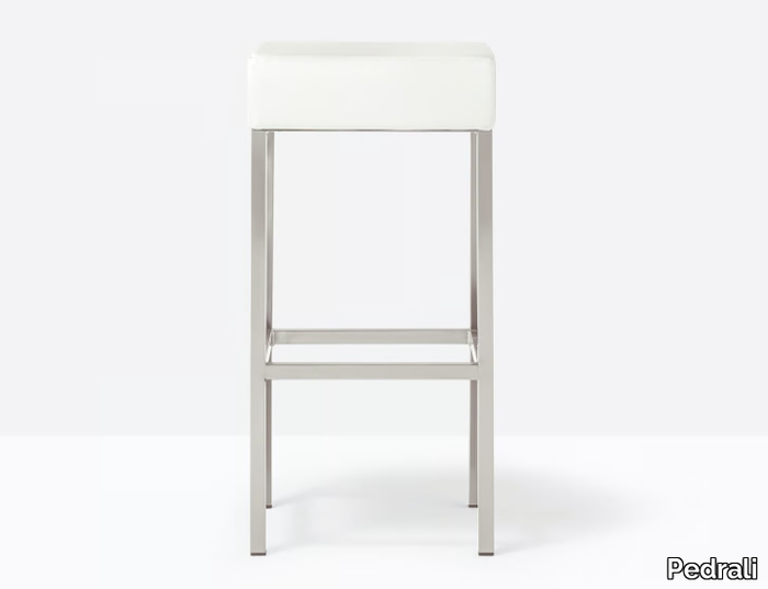 CUBE XL 1451 - Upholstered stool _ Pedrali