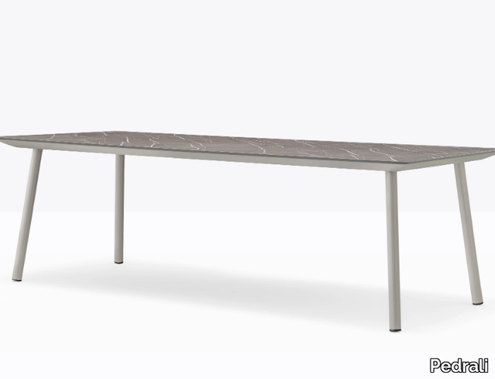 BABILA TBA/2 - Rectangular laminate garden table _ Pedrali