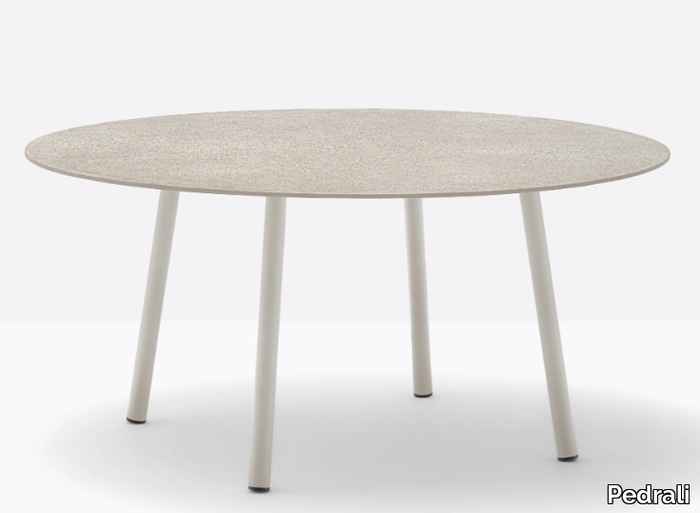 BABILA TBA/2 - Round porcelain stoneware garden table _ Pedrali