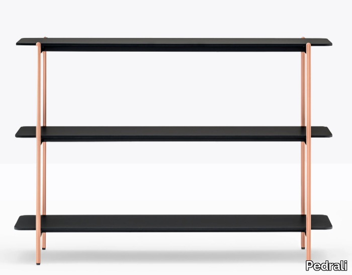 BLUME SYSTEM 129x32 - Open Fenix-NTM® bookcase _ Pedrali