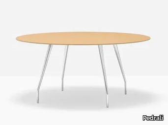 RIZZ - Round aluminium table _ Pedrali