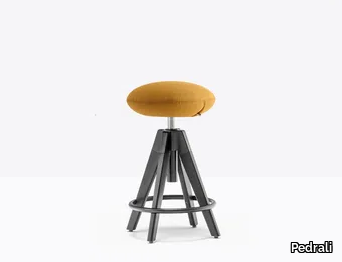 ARKI-STOOL ARKW8/2 - Swivel oak stool with gas lift _ Pedrali