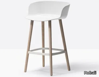 BABILA 2757 - High polypropylene stool with armrests _ Pedrali