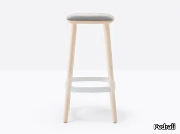 BABILA 2702/A - High ash stool with footrest _ Pedrali