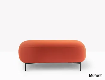 BUDDY 215 - Upholstered rectangular fabric pouf _ Pedrali