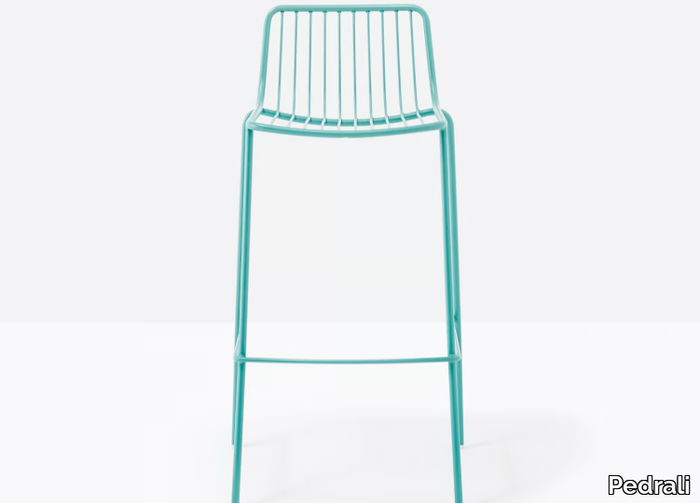 NOLITA 3658 - High metal stool with back _ Pedrali