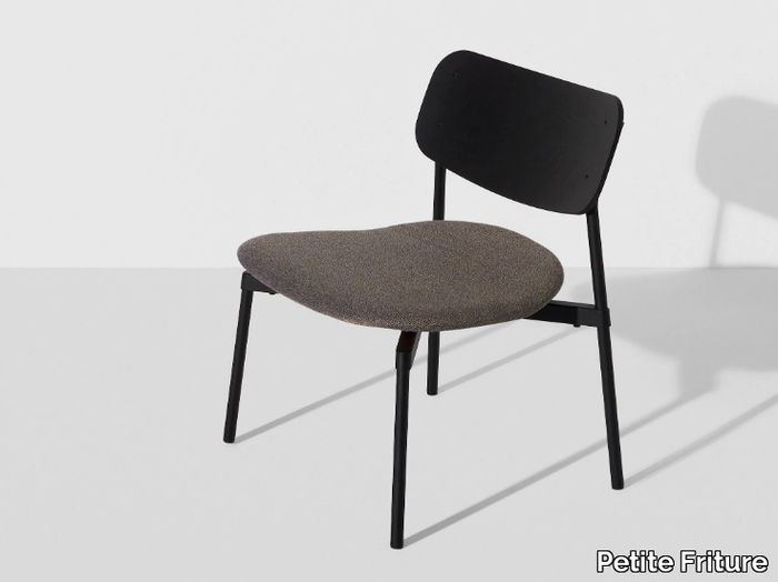 FROMME - Stackable armchair with fabric seat _ Petite Friture