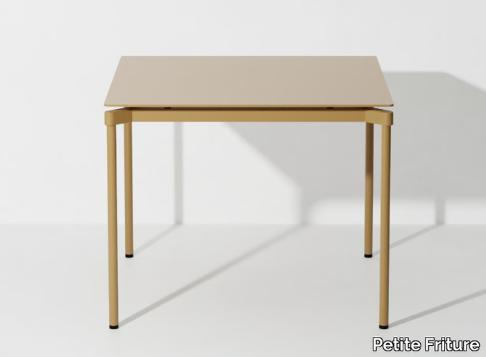 FROMME - Square powder coated aluminium table _ Petite Friture