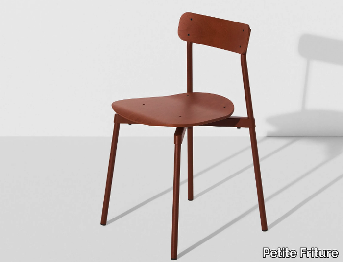 FROMME - Stackable wooden chair _ Petite Friture