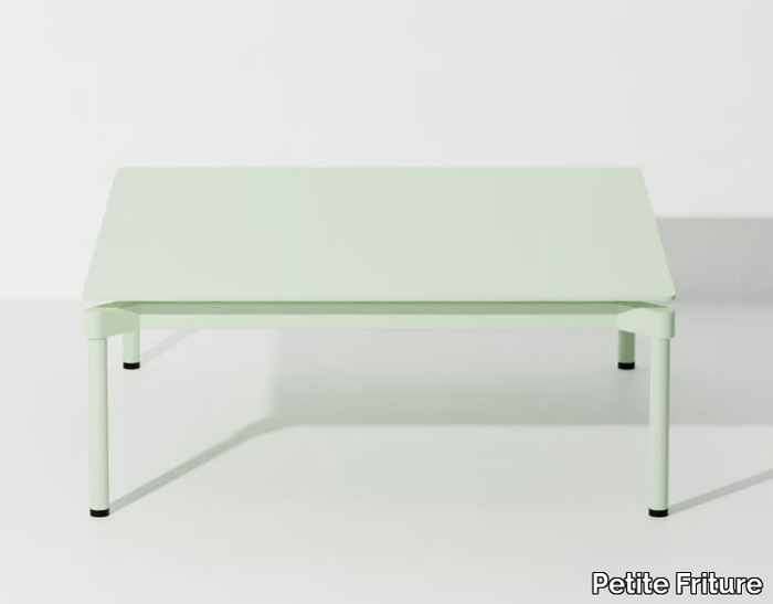 FROMME - Square low powder coated aluminium coffee table _ Petite Friture