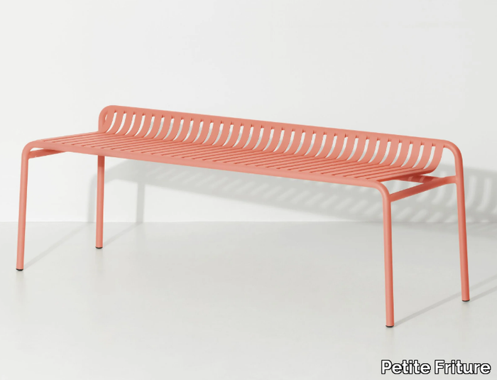 WEEK-END - Powder coated aluminium garden bench _ Petite Friture