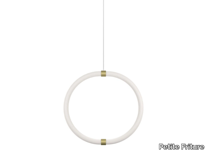 UNSEEN - LED brass and plycarbonate pendant lamp _ Petite Friture
