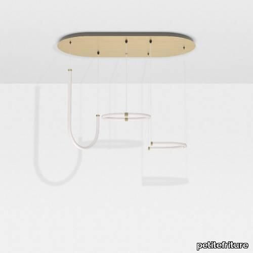 Unseen 3 pendant system - Brass