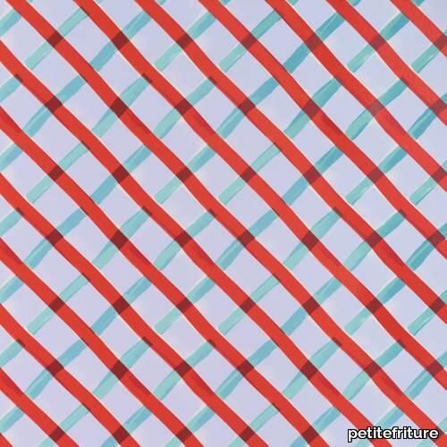 Wallpaper Les Crafties - Croisillon / Red