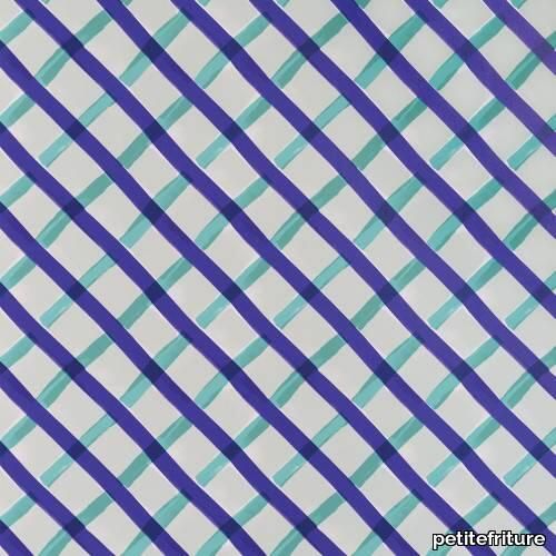 Wallpaper Les Crafties - Croisillon / Blue