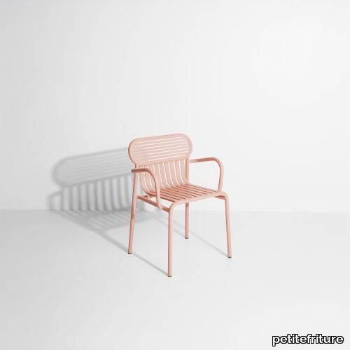 Week-end Week-End Garden Chair with armrests - Blush Studio Brichet-Ziegler