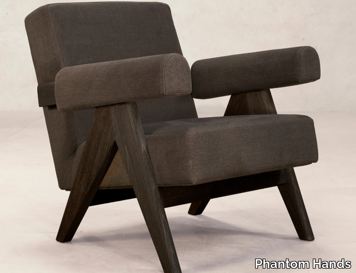 UEC ANDAMAN - Fabric armchair with armrests _ Phantom Hands